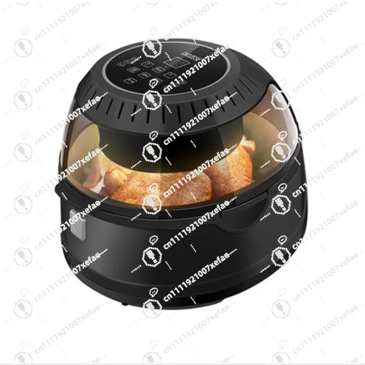 Kitchen 13L Non-stick Multifunctional Electric Smart Oil-free Commercial Round Oven Air Fryer Digital