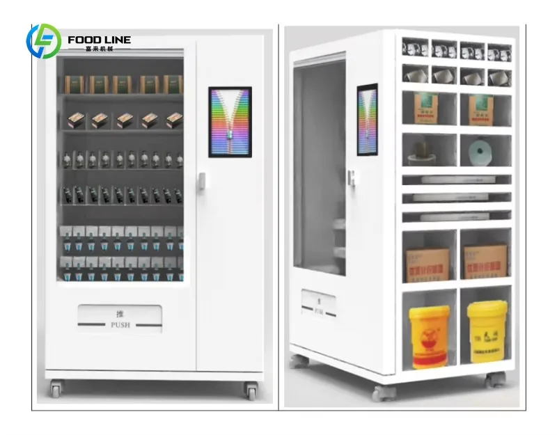 Customized Fully Automatic Smoothie and Cupcake Vending Machine with QR Code Payment Ideal for Retail Locations and Cafes