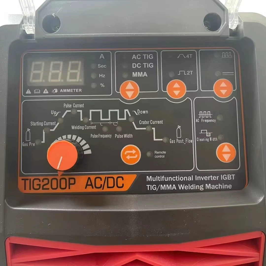 【2026 Hot Selling】TIG200P AC/DC TIG Welder for Welding Aluminum and Stainless Steel Pulse Inverter Welding Machine With MMA TIG2