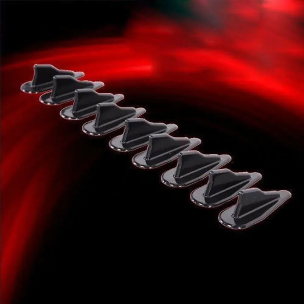 PP EVOStyle Fins Spoiler Wing Kit 10 Pieces Roof For Vortex Generator Improves Vehicle Aerodynamics And Fuel Efficiency