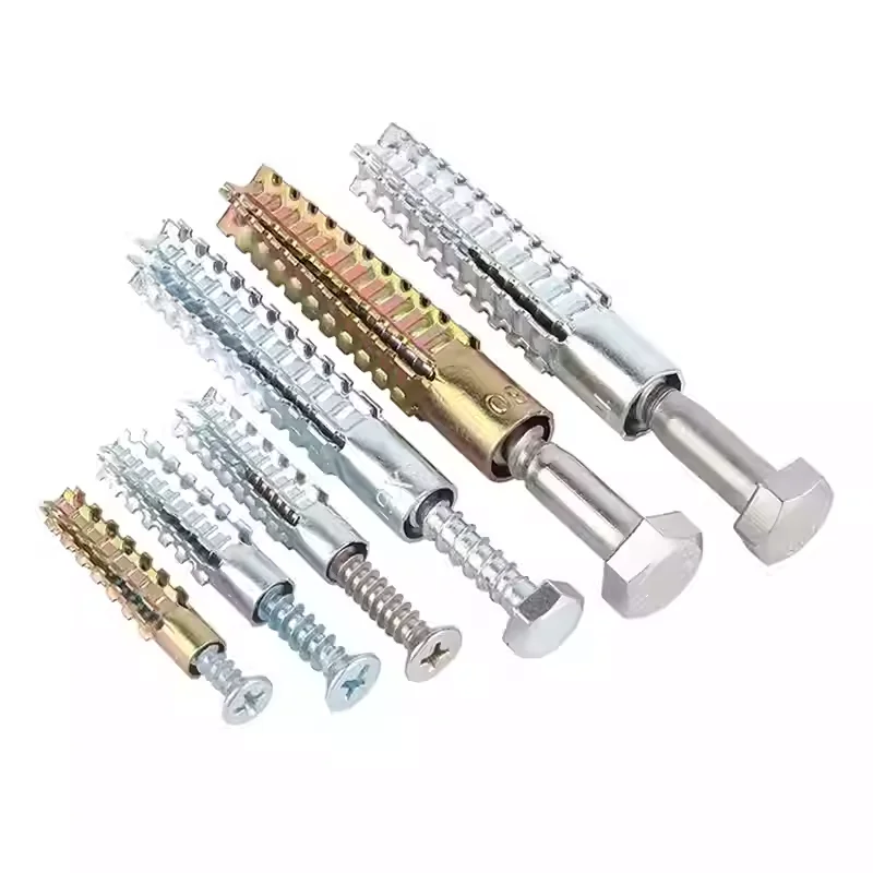 5-50 PCS Sawtooth gecko expansion screw bolt anti-loosening cement hollow brick concrete metal pipe nail