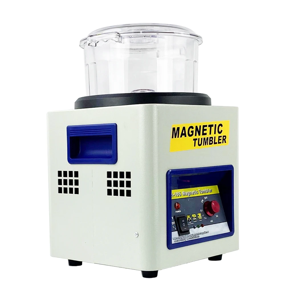 Imagem -02 - Elétrica Magnética Tumbler Jóias Polisher Finalizador Acabamento Equipamento de Rebarbagem Máquina de Polimento Magnético 2000 Rpm jh Kt185