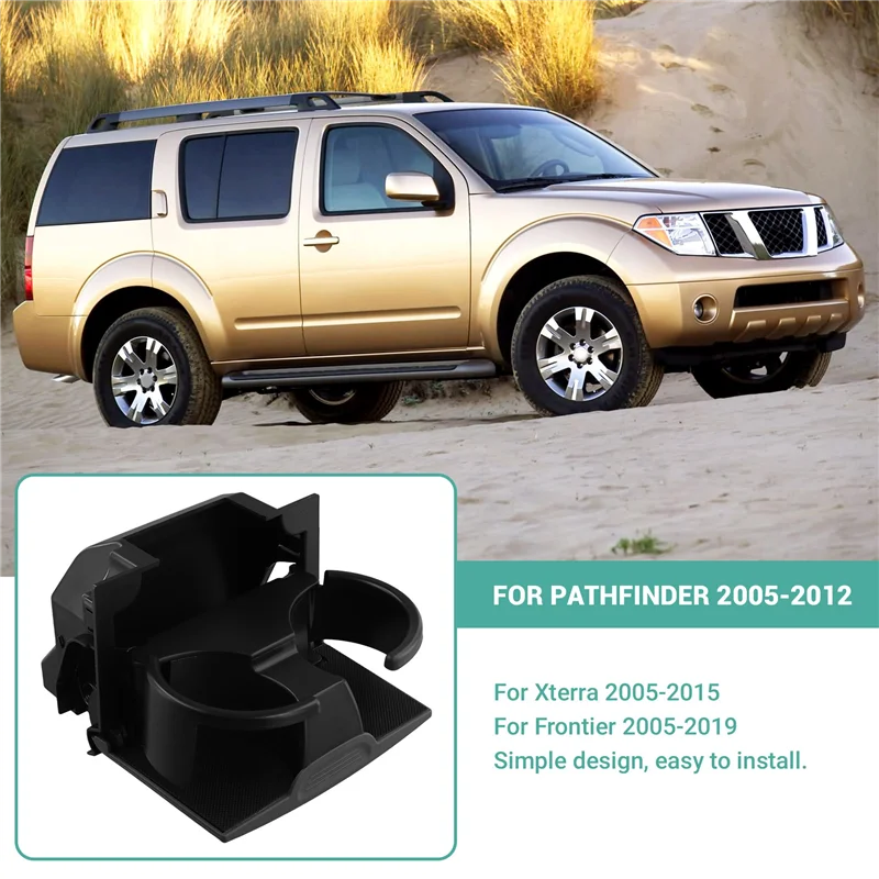 

Unusual 96965-ZP00C Rear Console Cup Holder For Nissan Frontier 2005-2019 Pathfinder 2005-2012 Xterra 2005-2015