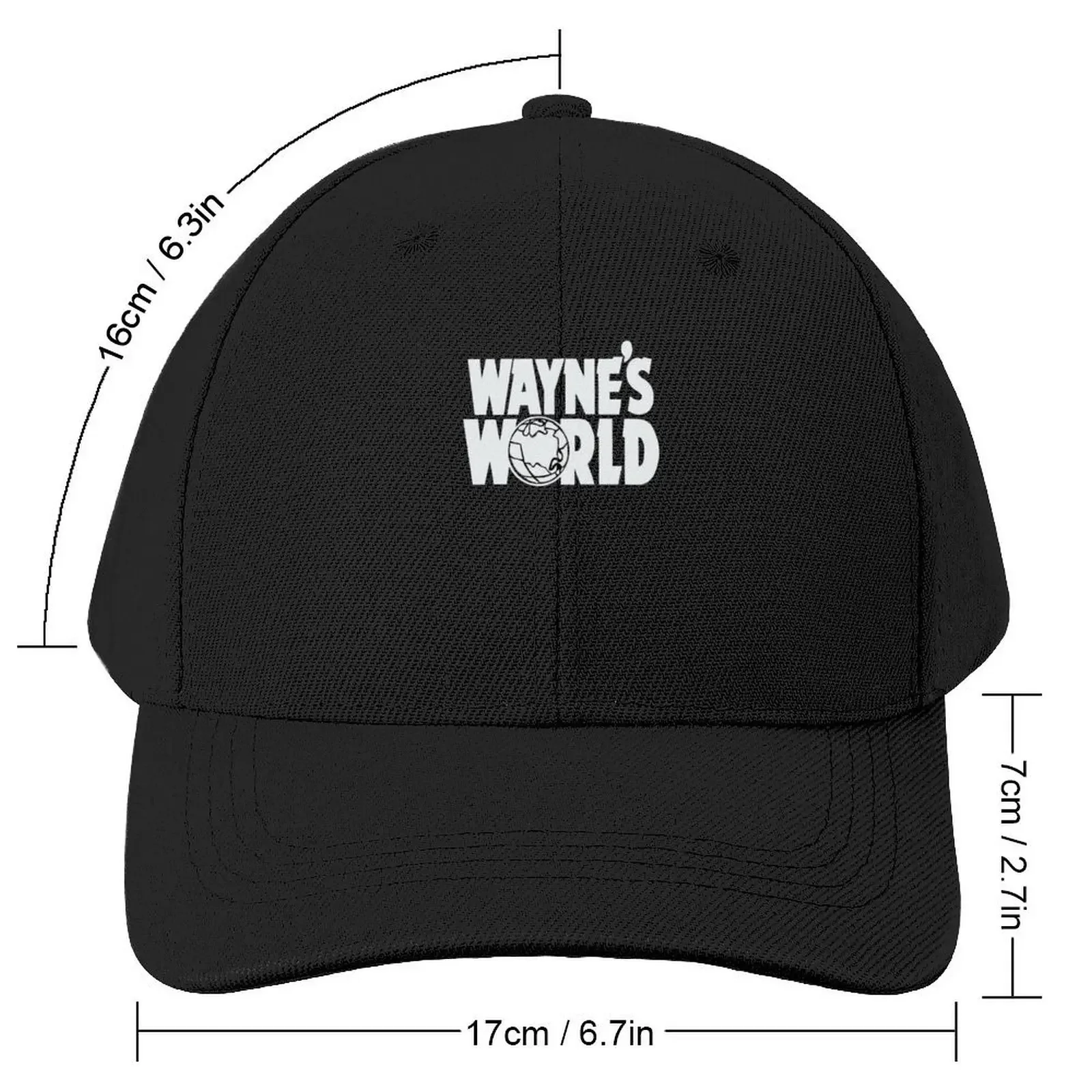 Waynes World Logo Classic Baseball Cap Beach New Hat Caps For Women Men's