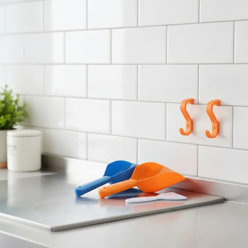 Multi-Scene Refrigerator Defrost Shovel Food Safe Plastic Ice Scraper for Freezer Kitchen Countertop Oil Cleaning