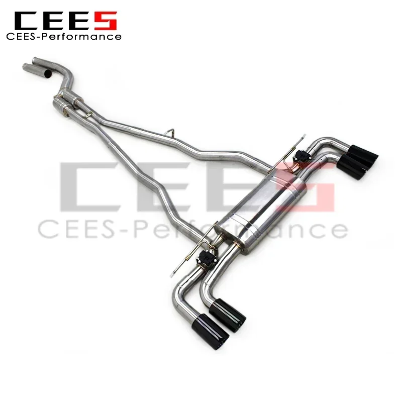 

CEES Valvetronic Catback Exhaust for BMW 540/540i G30/G38 3.0T B58 2018-2024 SUS304 Exhaust Pipe with Carbon Fiber Exhaust Tips