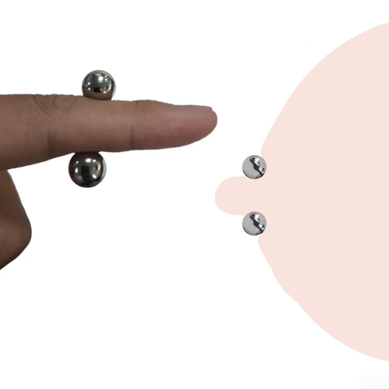 1Cm Sterke Magnetische Bollen Eikel Tepelklemmen Orbs Vagina Clitoris Clips Bdsm Bondage Volwassen Spelletjes Seksspeeltjes Voor Vrouwen Koppels