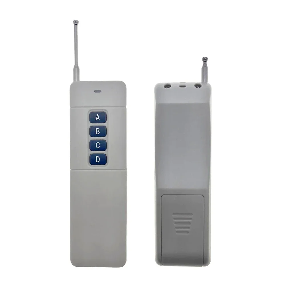 433MHz 2 Button Wireless Remote Control Garage Door Rolling Shutter Water Pump High Power Transmitter