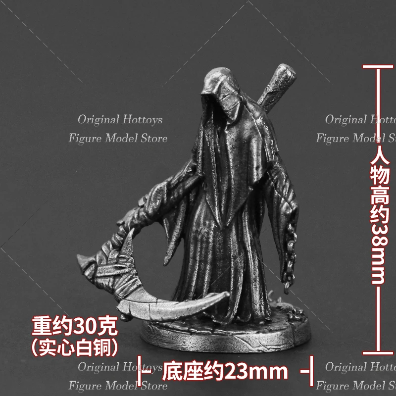 In Stock 1/35 Scale Men Soldier Model Metal Sickle Reaper Reaper Desktop Ornament Full Set About 5cm Action Figure Toys