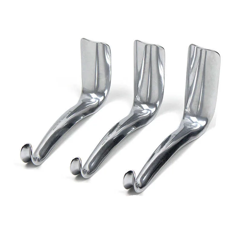 Double Eyelid Tool - Stainless Steel Hook Plate Type Concave Bidirectional Retractor