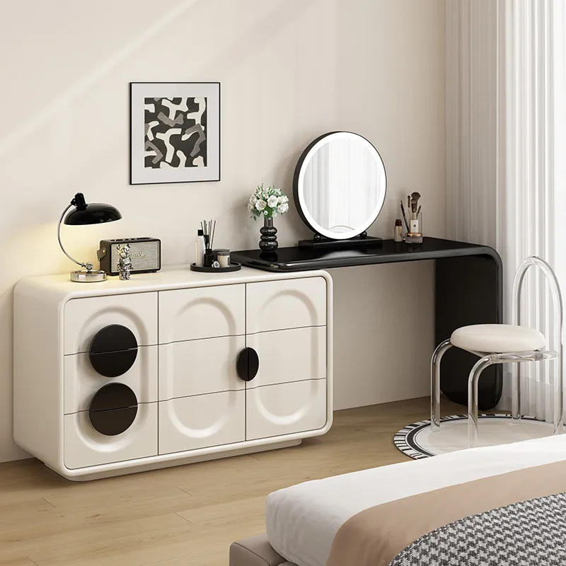 Decorations Hardwood Vanity Desk Upright Makeup Compact Corner Vanity Desk Standing Essentials Muebles De Dormitorio Furniture