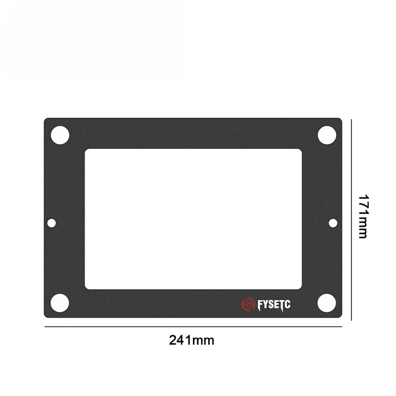 

The back adhesive of the 241x171mmDLP light curing protective cover For 3D printer accessories comes with a hole dust pad