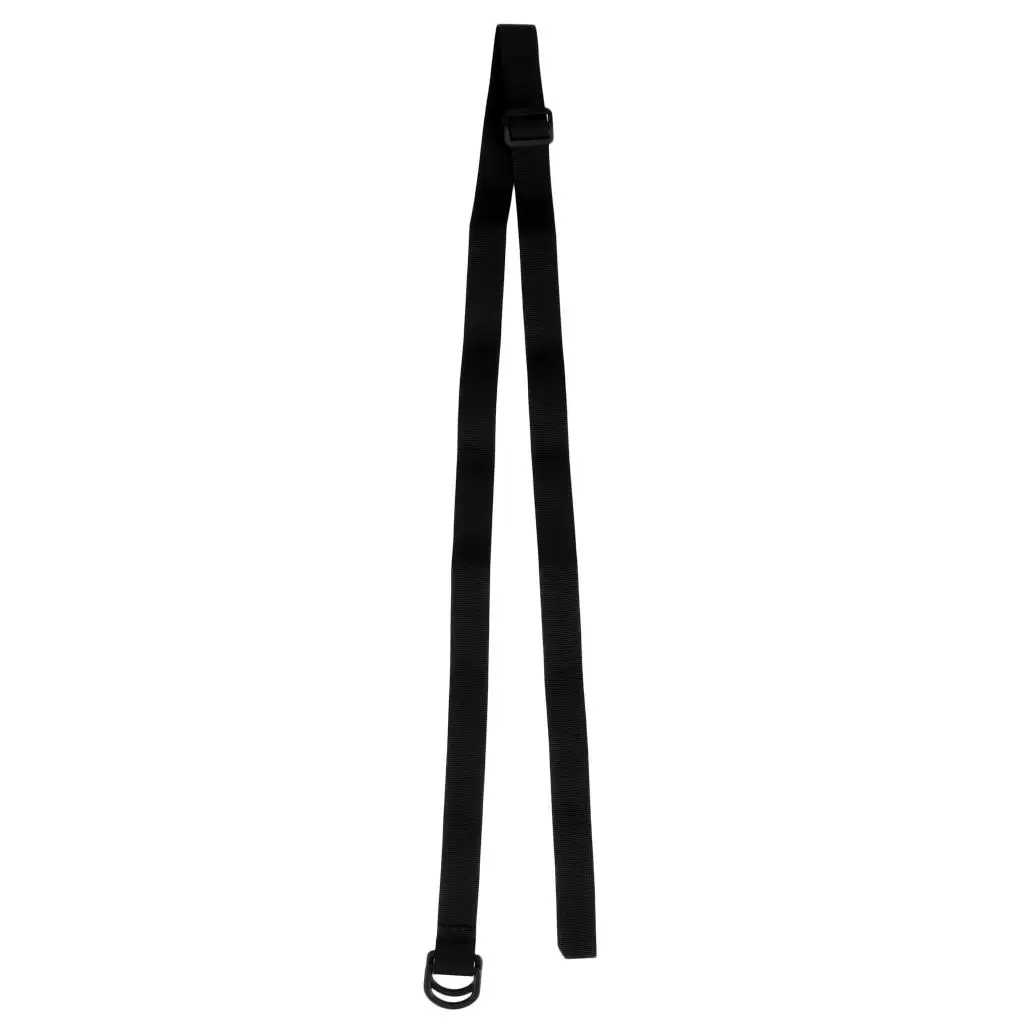 Black Nylon Webbing Strap with Swivel Clip Buckle Tightening Rope for Lightweight Climbing Bag Foldable Backpack