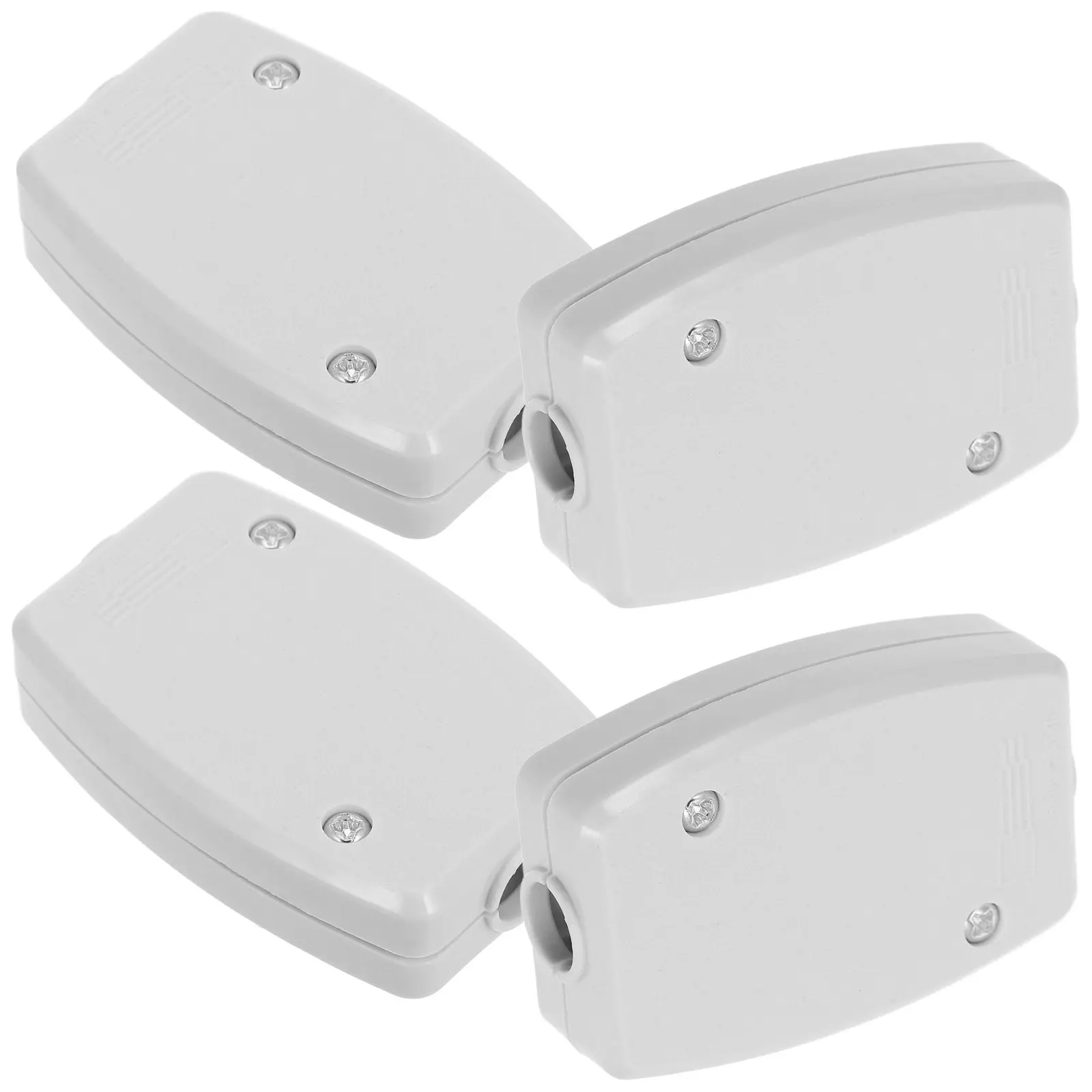 4Pcs Terminal Junction Box Plastic Sturdy Electrical Connector Wiring Box DIY Project Wire Cable Connector Wire Connectors Crimp