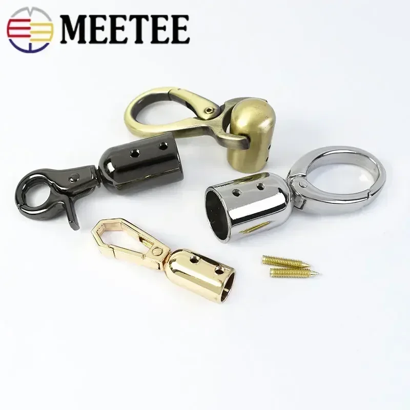 2/4Pcs Bag Buckles for Strap Handbag Handle Cord Lock Stopper Clasp Chain Connector Hanger Hooks DIY Hardware Accessories