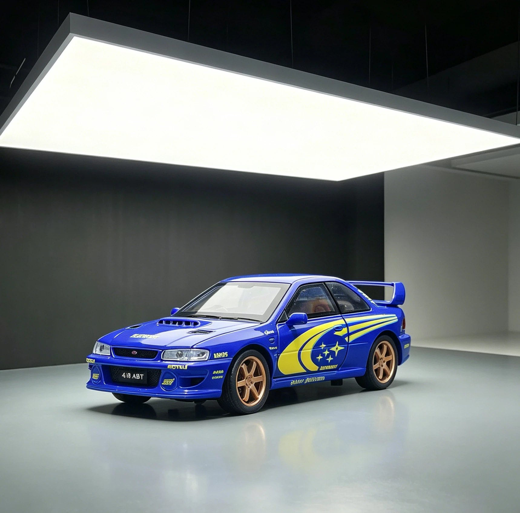 

1:32 Subaru Impreza WRX STI Rally Car Diecast Model, 4 Openable Doors Alloy Racing Vehicle, Collectible Decor Toy Car