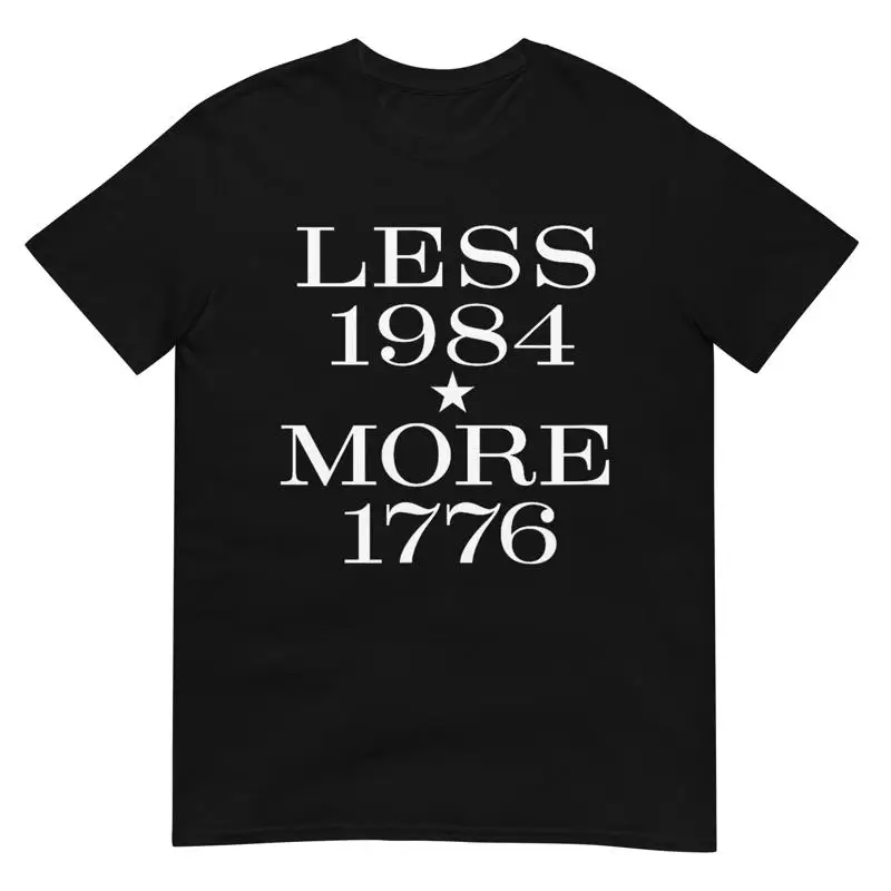 Menos 1984 más 1776 camiseta conservadora de la primera enmienda del habla libre