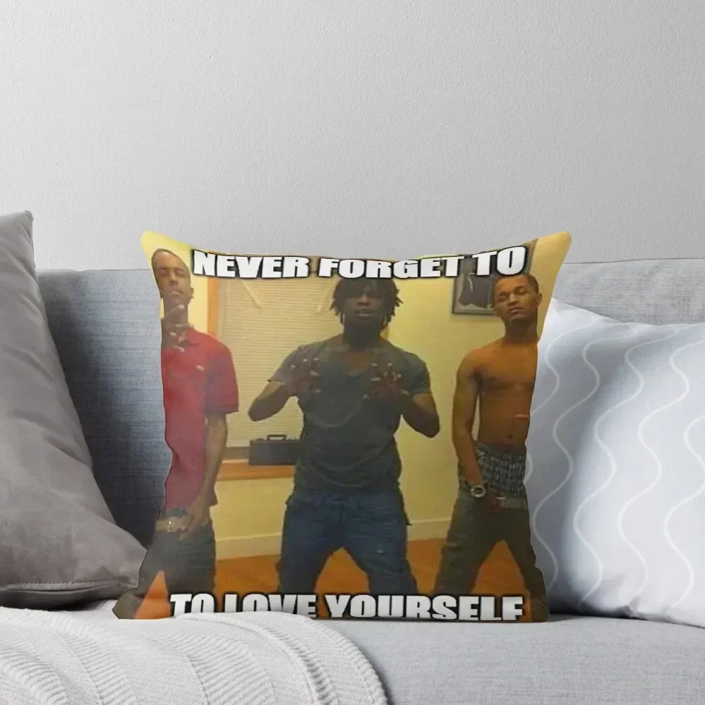 

Chief Keef Never Forget To Love Yourself Throw Pillow Anime Decorative Sofa Cushions pillow
