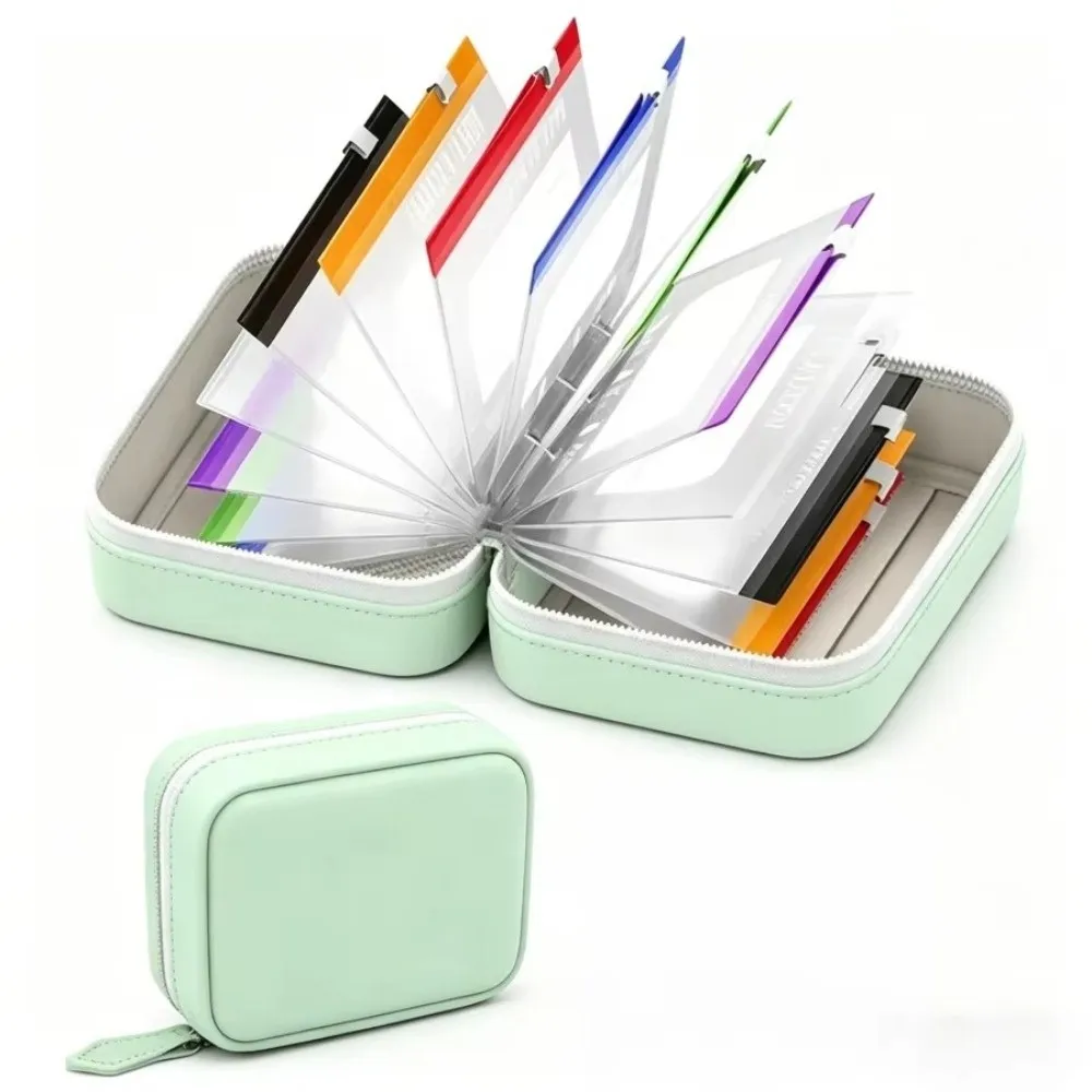 7/14-teiliges BPA-freies Wöchentliches Pillen-Organizer-Set mit Farbcodiertem Reißverschluss-Design, Wiederverwendbare Wasserdichte Medikamenten-Aufbewahrungstasche
