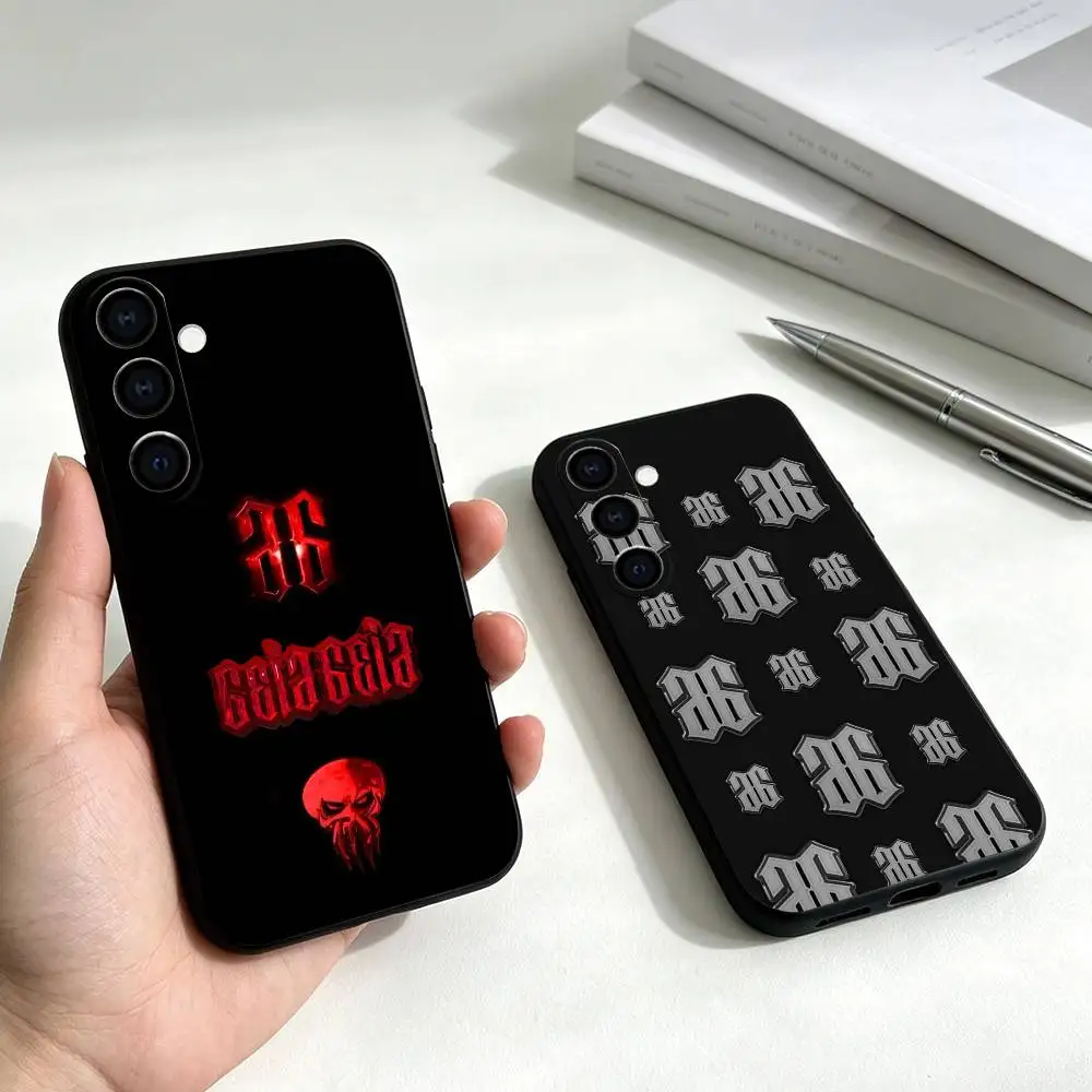 Rapper H-Hades66 Phone Case Black Silicone Soft For Samsung Galaxy A73,A72,A71,A70,A53,A52,A51 Gift