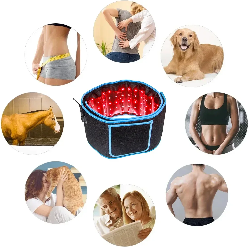 Red＆Infrared Belt 660nm&850nm Wearable Wrap Pad LED Beauty Devices for Face Waist Back Legs Shoulder Joint Muscle