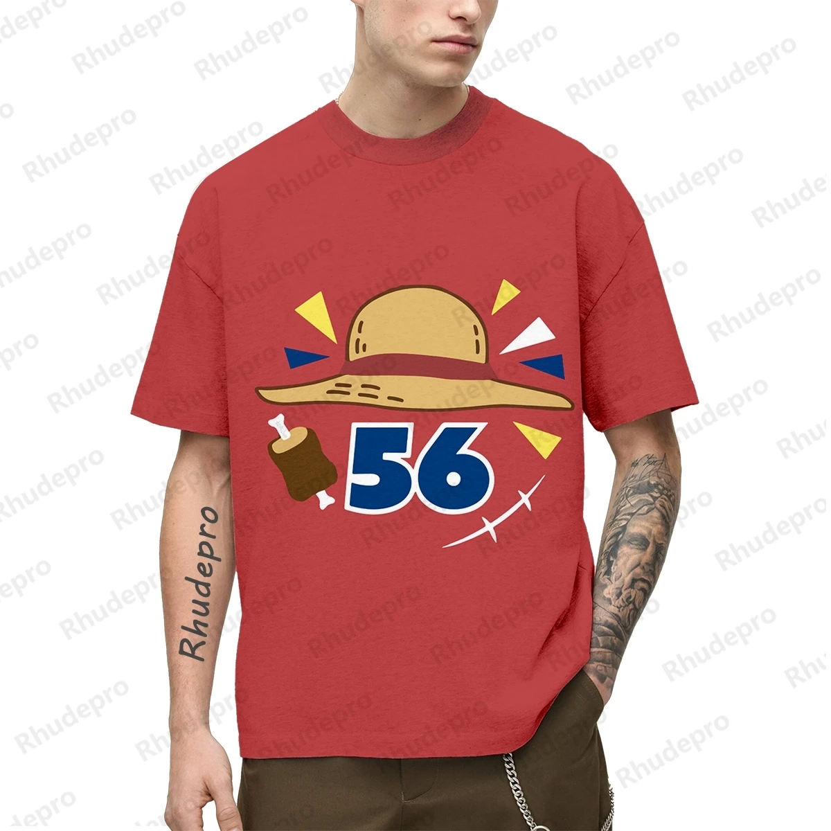 2024 Letnie męskie koszulki jednoczęściowe Anime Monkey D. Luffy z nadrukiem 3D do odgrywania ról Damskie i dziecięce koszulki uliczne Unisex Oversized