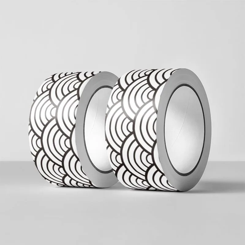 Mosaic Wave Pattern Fu Character Washi Tapes Japanese Stationery ,for DIY Scrapbooking Gift Box Packaging ,Decorative Tape Rolls
