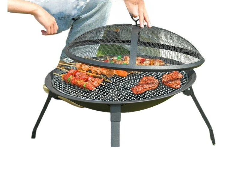 Stove for boiling tea around the stove and barbecue grill, family gatherings, casual outdoor activities, picnic charcoal grills