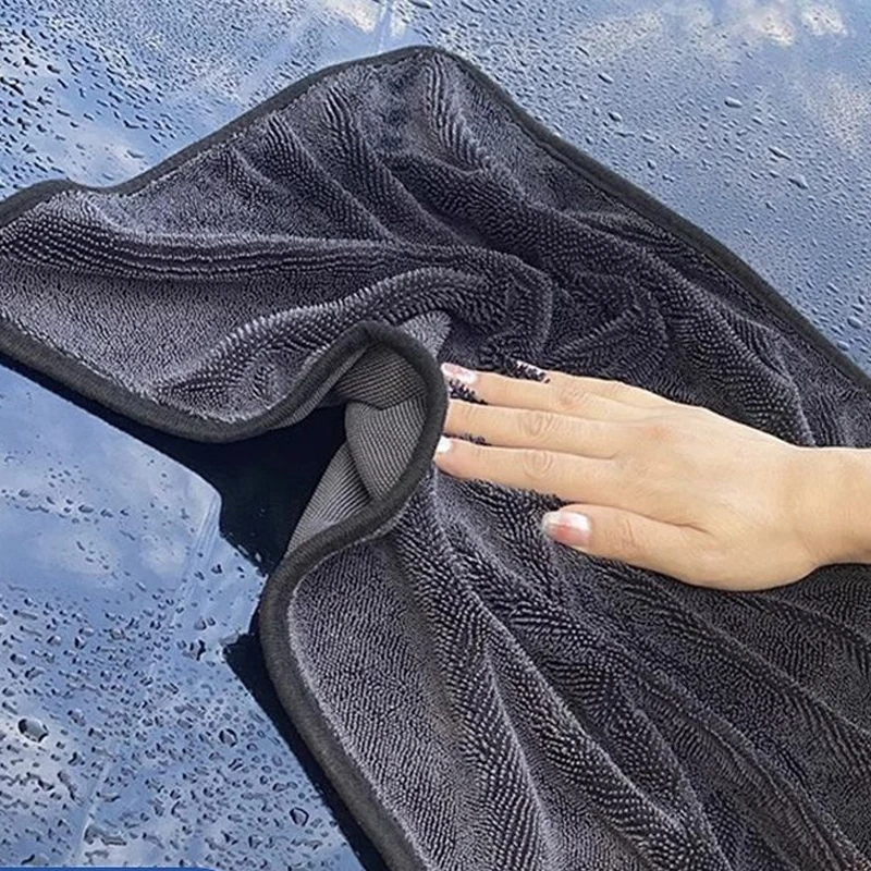 40x60 40x100cm Microfiber Car Wash Towels Double Drying Microfibre Care Detailing Auto Cleaning Polishing Super Absorbent Cloth