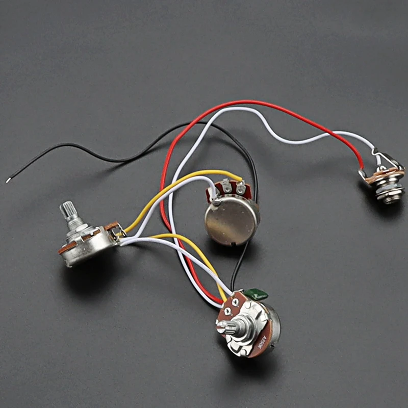 لهجة التحكم في مستوى الصوت تسخير A250K B250K الأواني المقبس الجهد لجاز باس الغيتار الملحقات أجزاء #3