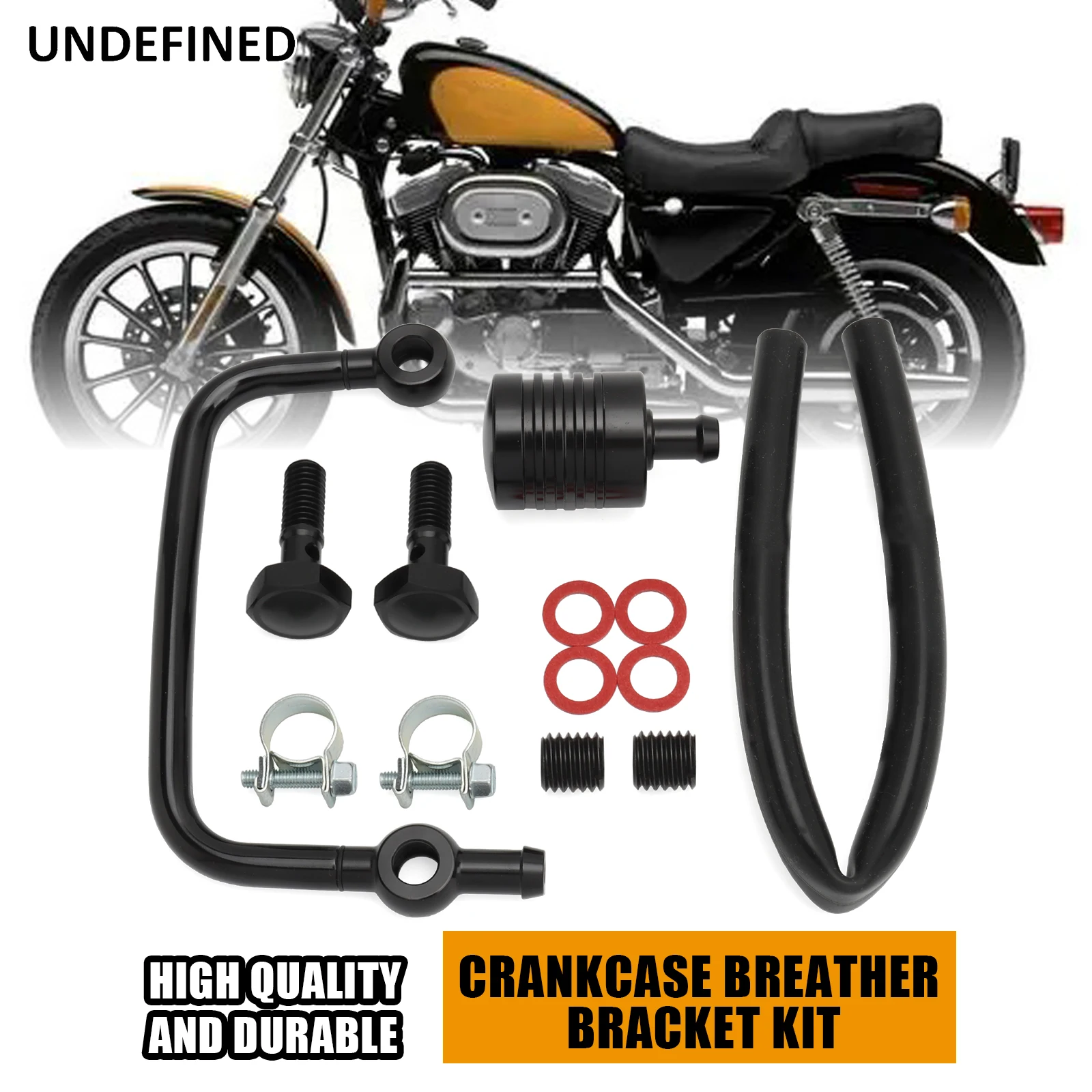 Motocykle zestaw wspornika odpowietrznika skrzyni korbowej dla Harley 1991-2022 Sportster XL XLH 883 1200 Iron Forty-Eight Special XLX Custom
