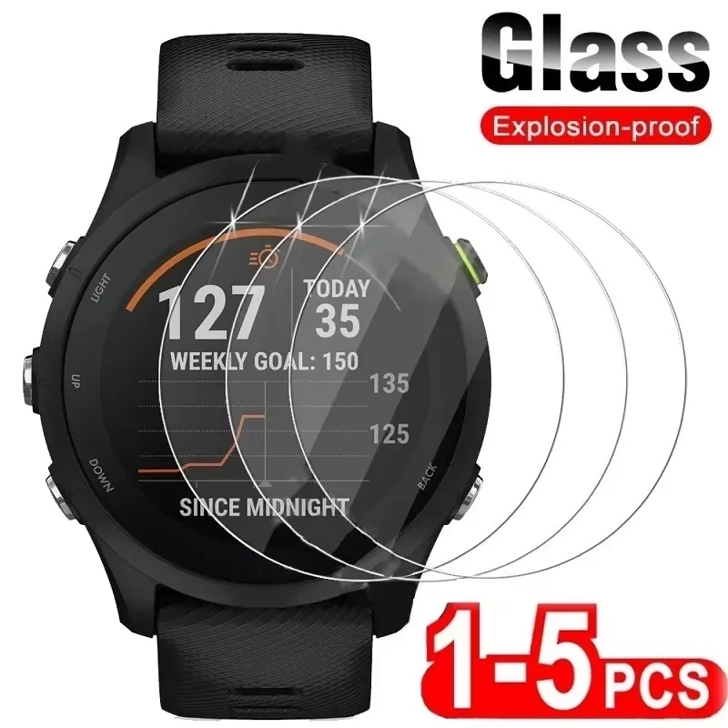 1-5Pcs Watch Face Screen Protector For Garmin Forerunner 55/235/245/245M/255/255S/645/935/945/955 9H Tempered Glass Clear Film