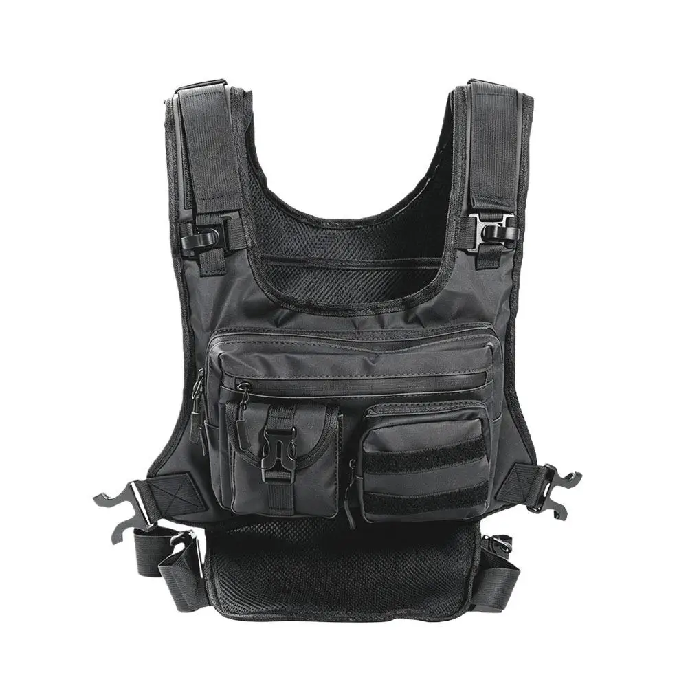Mehrtaschen-Taktische Brusttasche Leichte Sportweste mit leicht zugänglichem Stauraum für Laufen, Radfahren, Wandern und Outdoor-Aktivitäten – Detail 3