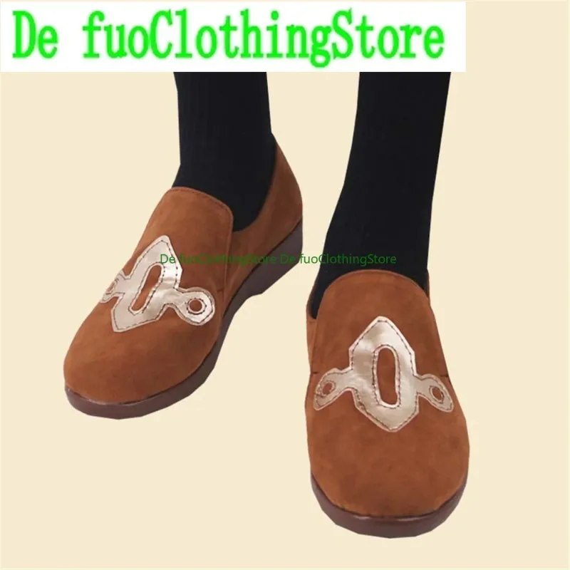 Defuo Genshin Impact Hu Tao Cosplay Schoenen Laarzen Spel Anime Spel Rollenspel Halloween Party Props Schoenen Laarzen