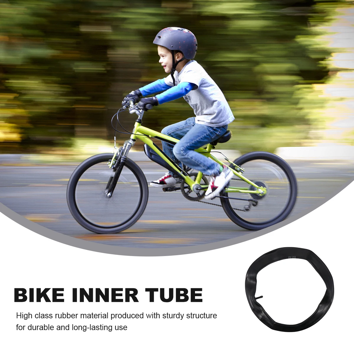 

4Pcs Bike Inner Tubes Replacement Durable Repair Kit Valve for Kids Road Bike Puncture Resistant Long Service Life