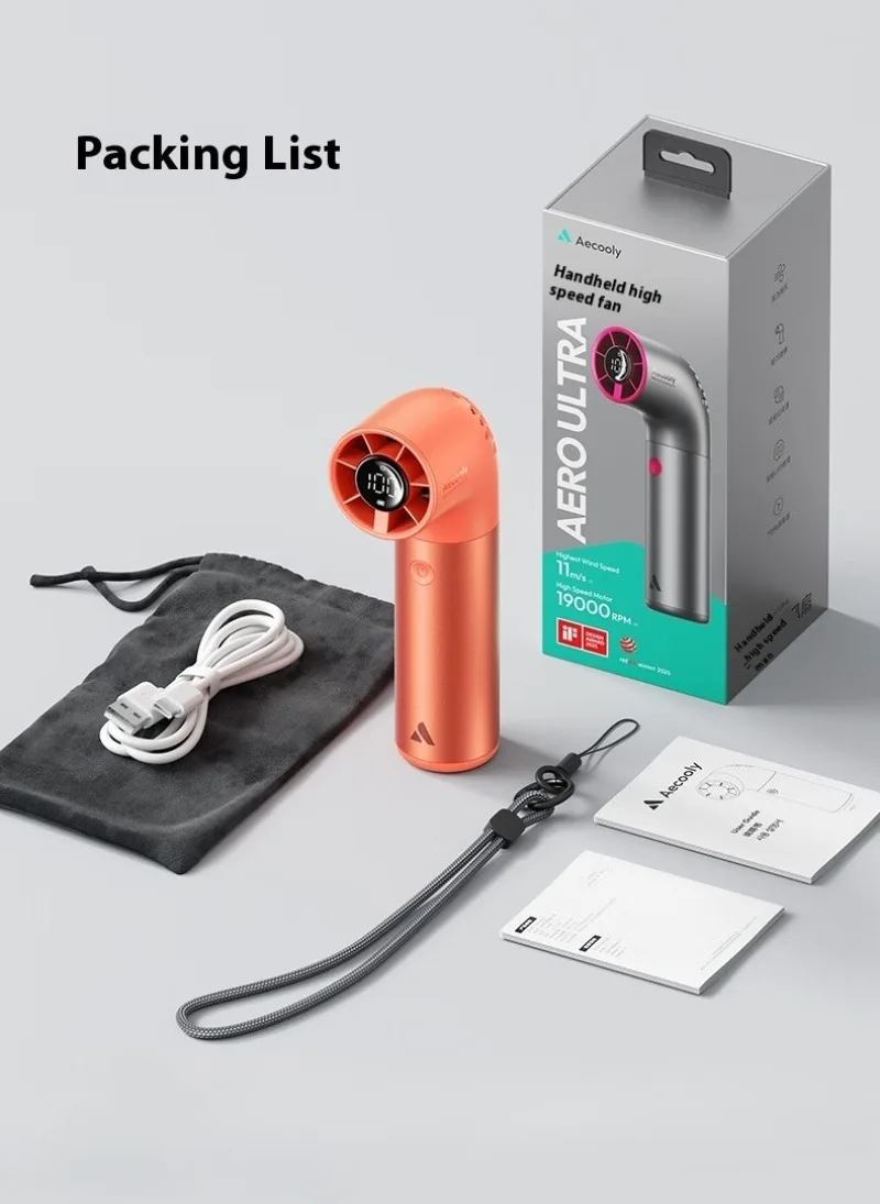 عالية السرعة الرياح العنيفة جمع يده مروحة صغيرة صغيرة محمولة USB توربو مروحة كهربائية كبيرة الرياح الصامت التخييم في الهواء الطلق