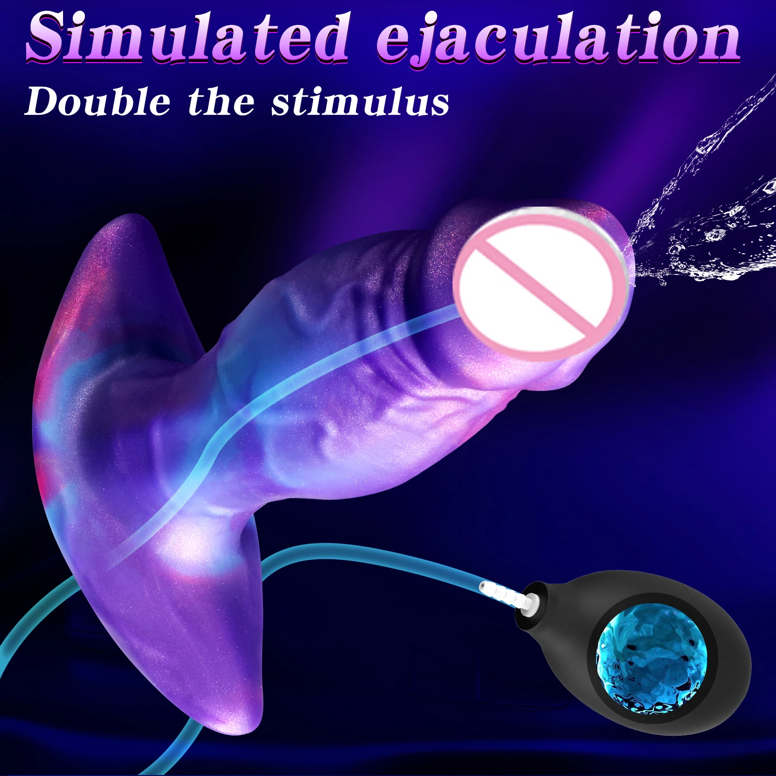 مبيعات المصنع القذف دسار التدفق يمكن ارتداؤها المكونات الشرج الكبار 18 + بعقب المكونات كبير ديك الشرج دسار الجنس لعب للنساء الرجال #2