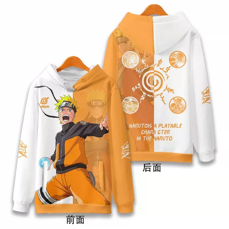2026 Naruto Anime Hoodie – 3D Digitaldruck Japanischer Anime Pullover – Bequemer & Warmer Anime Merch für Herbst/Winter – Detail 2