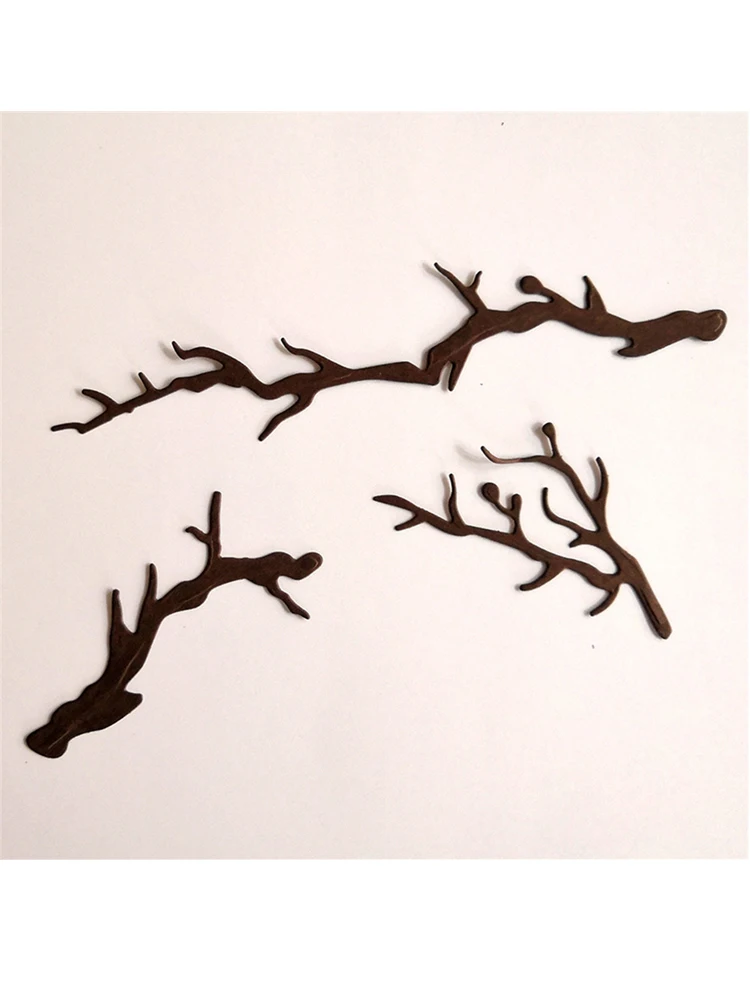 Tree Branch Frame Metal Cutting Dies Stencil Scrapbooking Diy Album Stamp Paper Card Embossing Decor Craft Knife Mould