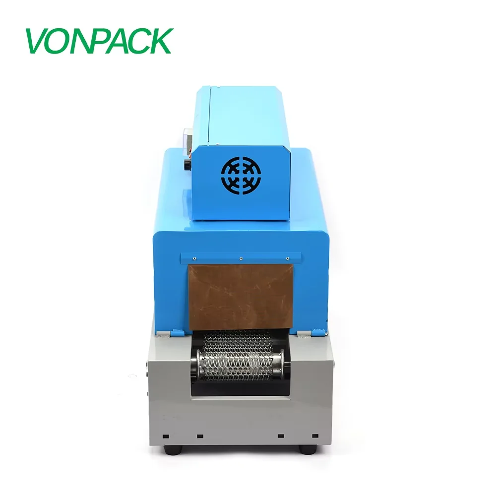 VONPACK شبكة 2015 فيلم الحراري يتقلص حزمة آلة نفق آلة التغليف الحراري آلة التعبئة المجال التبغ الأحذية كتاب