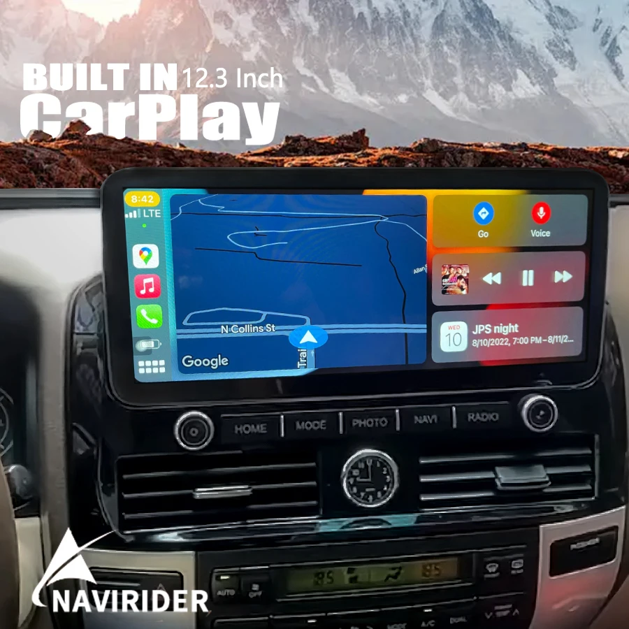 

Автомобильная магнитола 8G 256G Android Авто Carplay для Toyota Land Cruiser Prado 120 2004 - 2009 Мультимедиа Стерео 2din GPS головное устройство Wifi