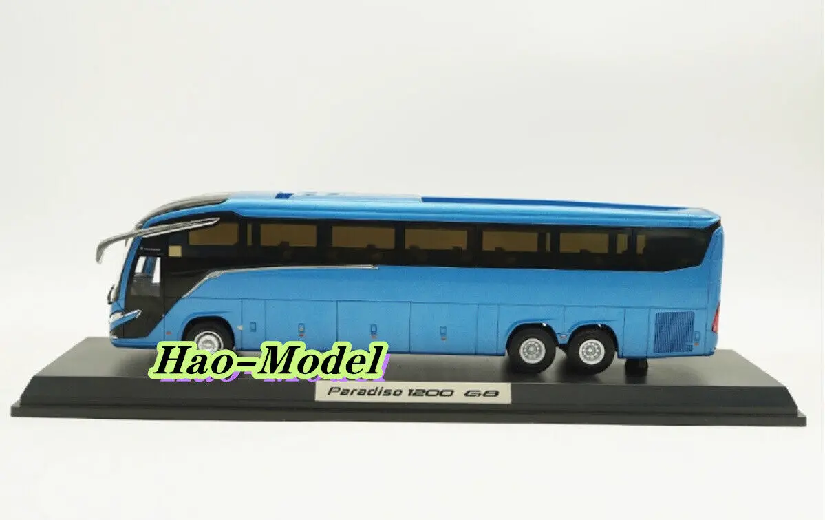 1:42 For Marcopolo paradiso 1200 Alloy Model Bus Diecast Boys Girls Toys Kids Gifts Hobby Display Ornaments Collection Blue