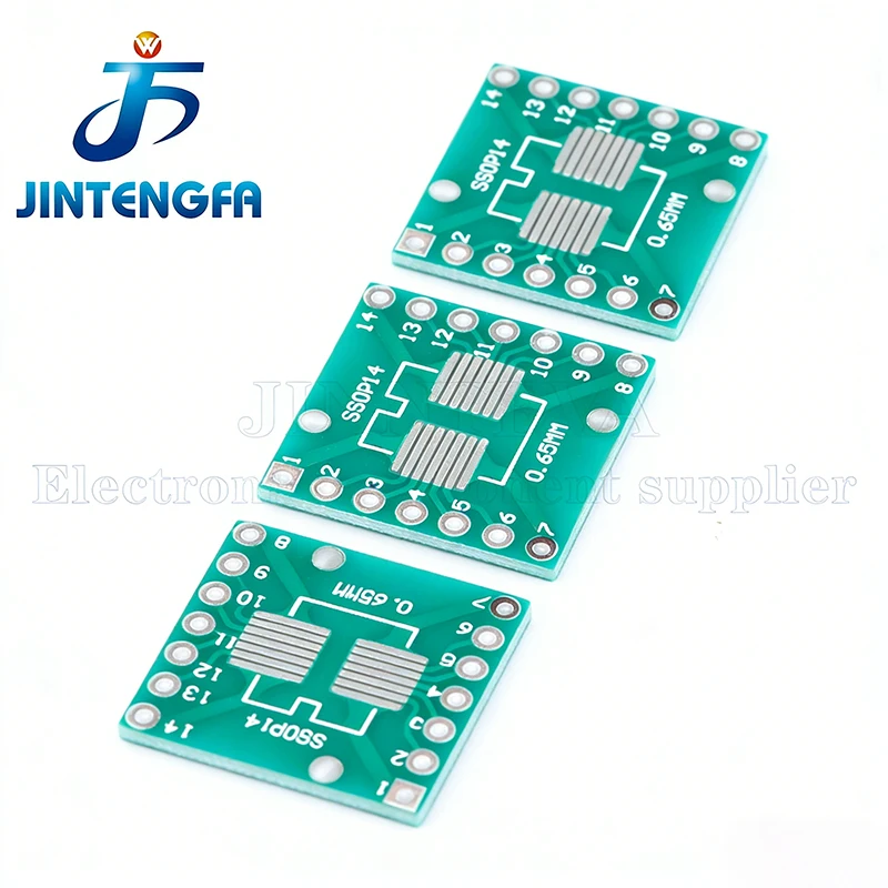 

10 шт./лот, плата-адаптер для преобразования PCB TSSOP14 SSOP14 SOP-14 SOP14 в DIP14, переходная плата DIP, адаптер для микросхем с шагом выводов DIP, плата-конвертер