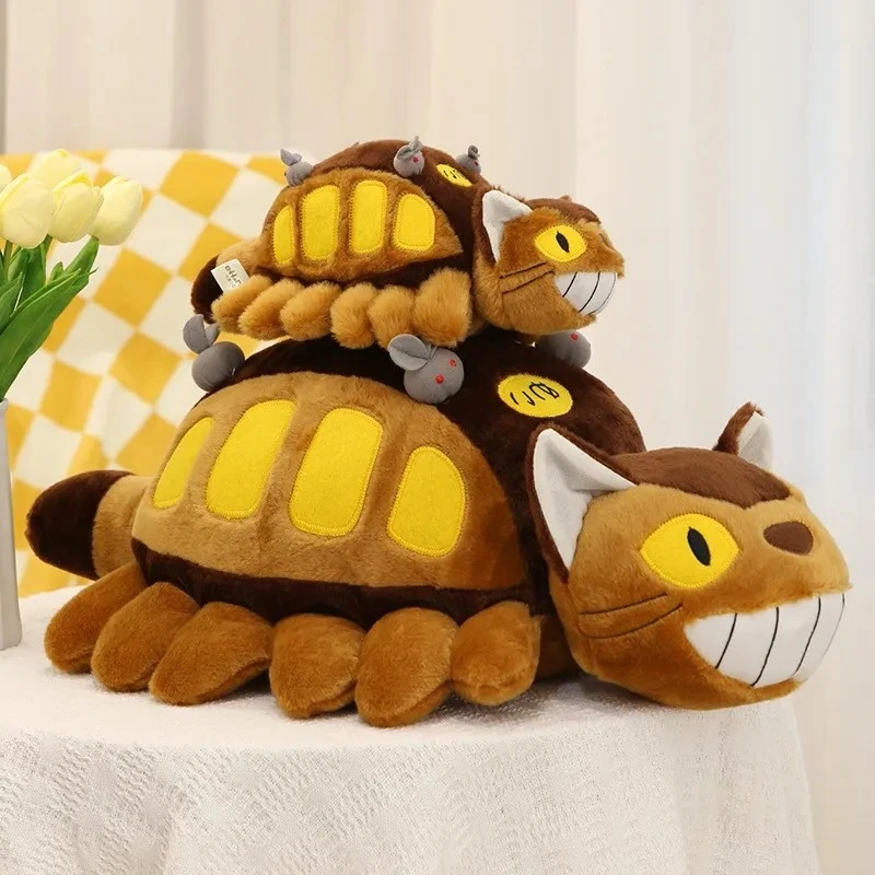 Juguete de peluche Totoro Bus de 30-40 cm: animal de peluche suave, regalo de anime para niños (Navidad/Cumpleaños