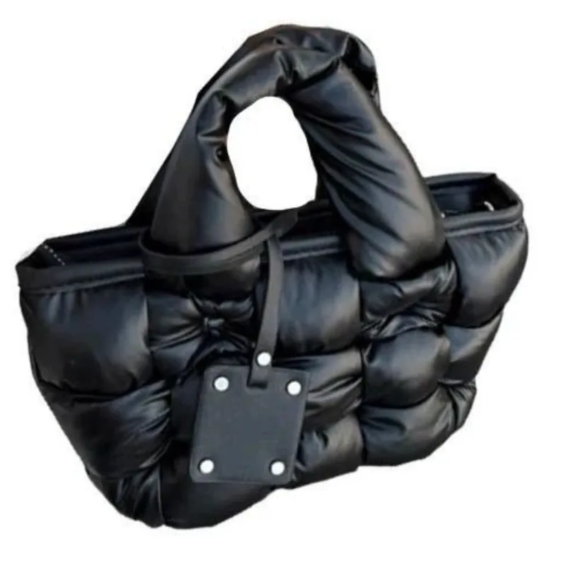 Handbags Ladies 2026 Autumn and Winter New Popular Fashion Commuter Down Tote Bag Premium Texture Niche Portable Messenger Bag