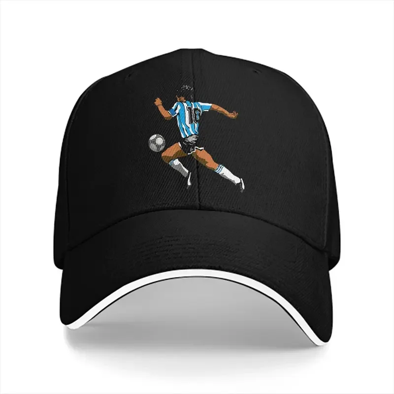 Y2K El Diego Unisex Baseball Caps Peaked Cap Maradona Sun Shade Hats For Men Women