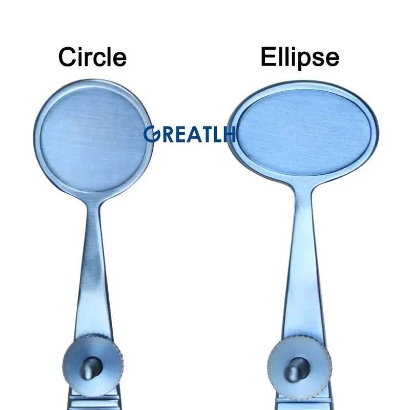 GREATLH 1 قطعة ملقط الجفن القابل للتعقيم ملقط Chalazion ملقط سبائك التيتانيوم أداة طب العيون الجراحية