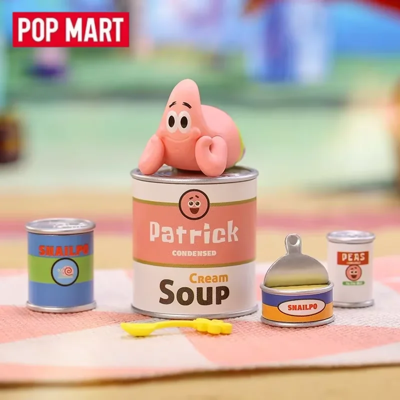 البوب مارت سبونجبوب نزهة سلسلة الحفلات صندوق أعمى صندوق غامض Kawaii الحلي التماثيل ديكور المنزل نموذج لسطح المكتب دمية الفتيات هدية #1