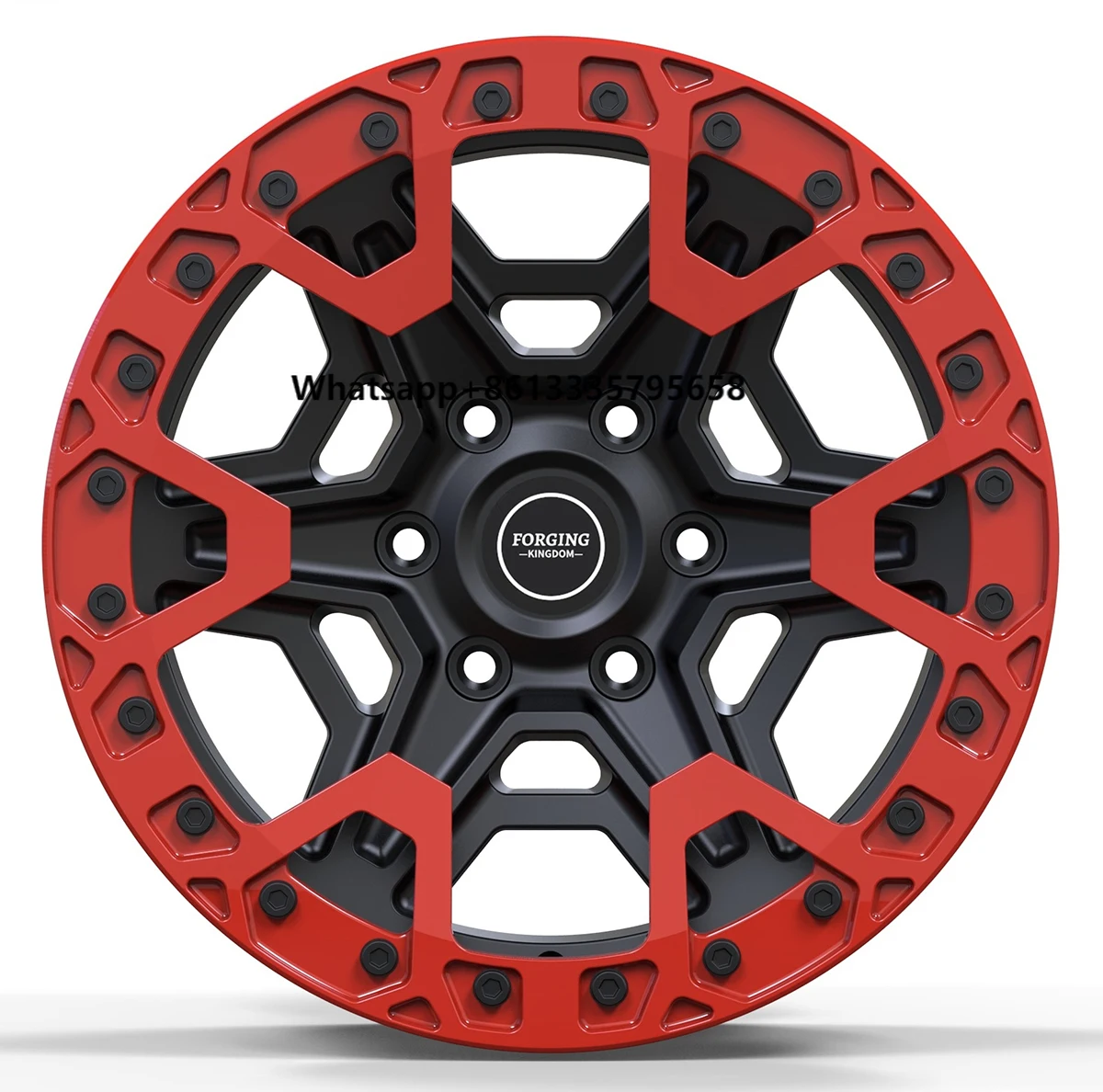 

Heavy-Duty Forged Aluminum Alloy Wheels with Off-Road Reinforced Design Optional 5-Hole/6-Hole/8-Hole Specifications