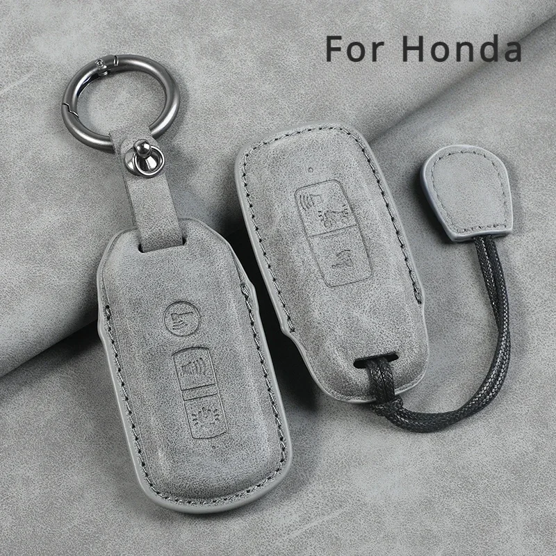 Leather Car Key Case Cover for Honda SH 125 Forza 250 750 ADV 150 X-ADV SH150i SH300 PCX 125  PCX160 VISION SH350 Switch Wrench